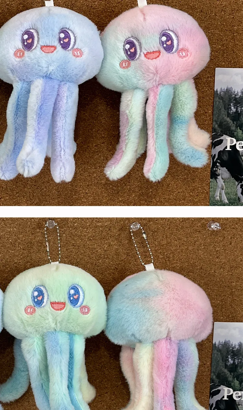 Cute Plush Animal Unisex Bag Pendant Keychain display picture 3