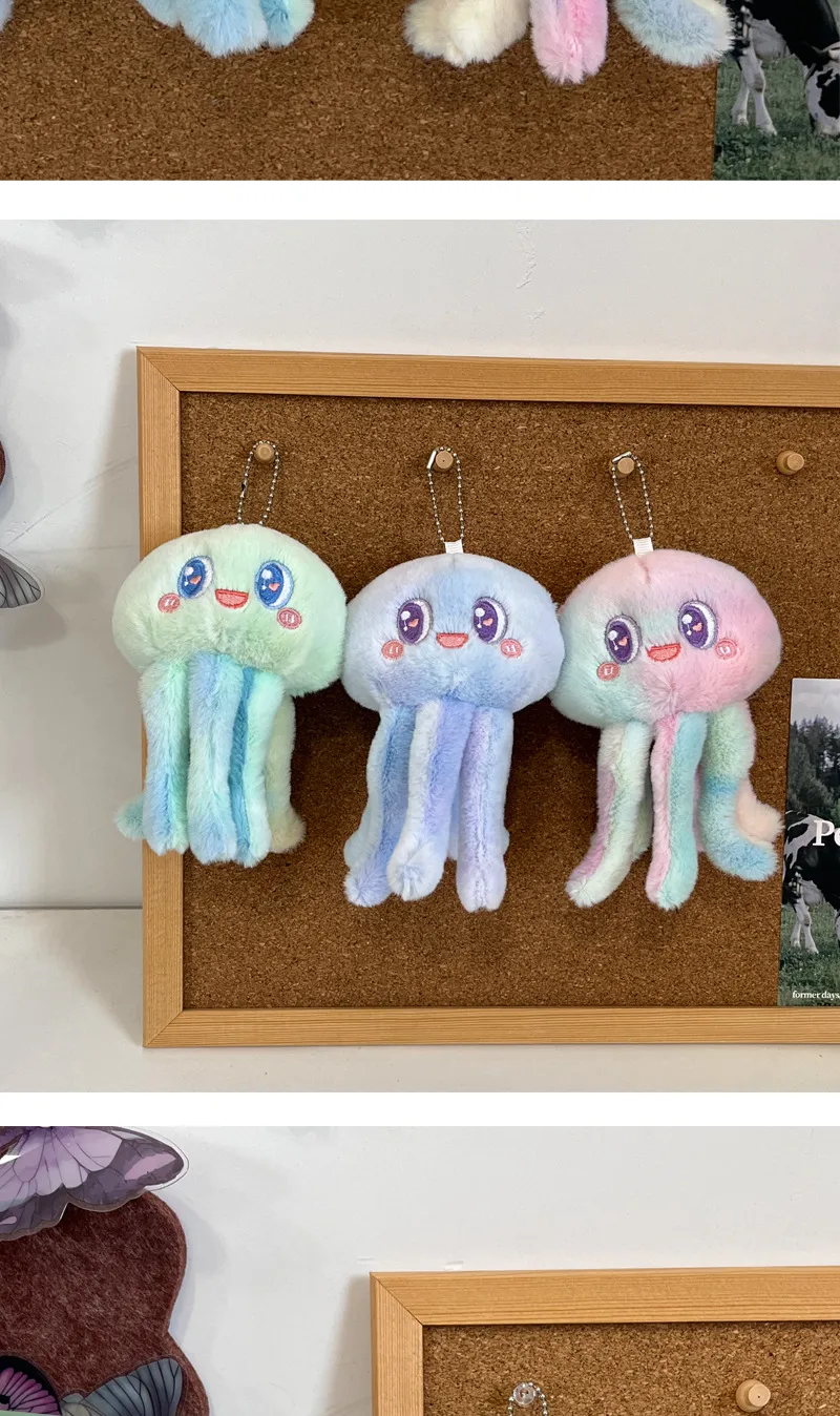 Cute Plush Animal Unisex Bag Pendant Keychain display picture 4