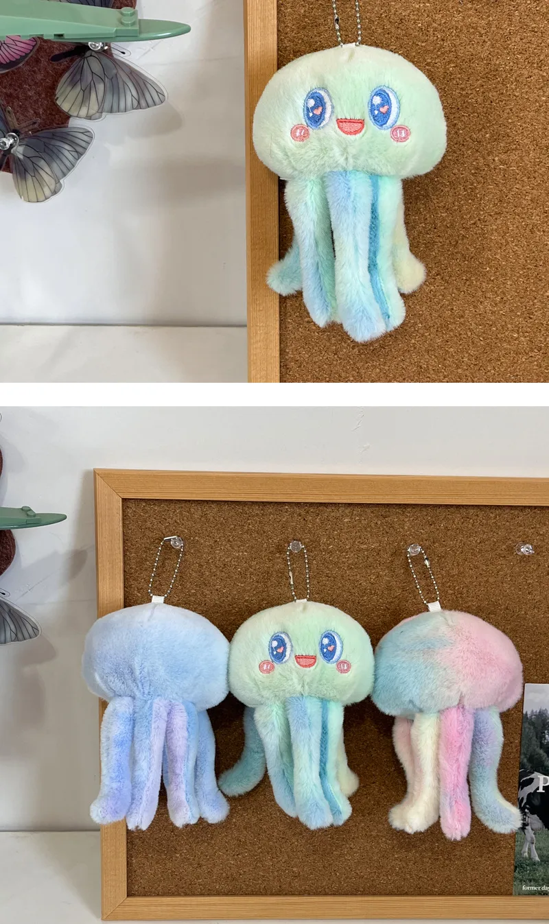 Cute Plush Animal Unisex Bag Pendant Keychain display picture 5