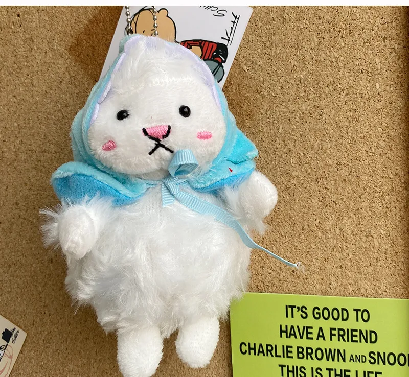 Cute Plush Animal Unisex Bag Pendant Keychain display picture 2
