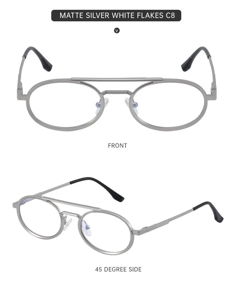 Cadre Rond Vacances Punk Pc Verres Teintés Dégradés Plein Cadre Hommes De Lunettes De Soleil display picture 3