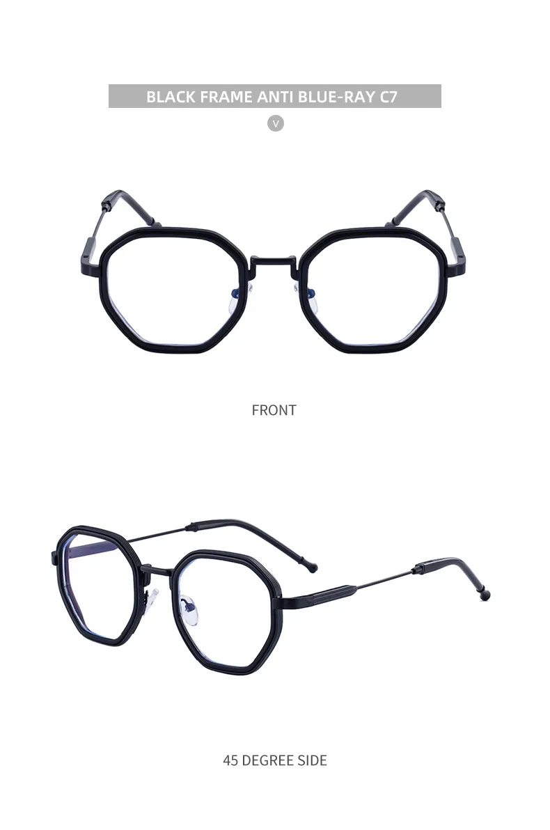 Square Vacation Pc Gradient Tinted Lenses Full Frame Men's Sunglasses display picture 9