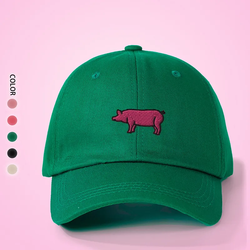 Unisex Animal Curved Eaves Embroidery Casual Simple Style Streetwear Baseball Cap display picture 7