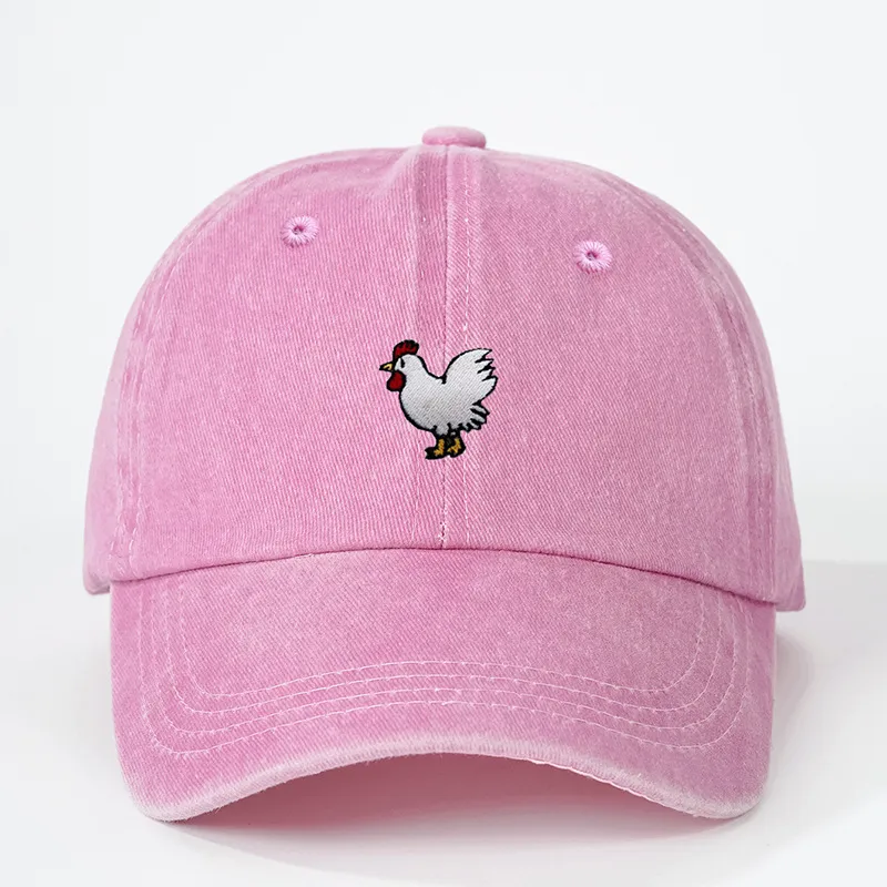 Unisex Cock Curved Eaves Embroidery Casual Simple Style Streetwear Baseball Cap display picture 6