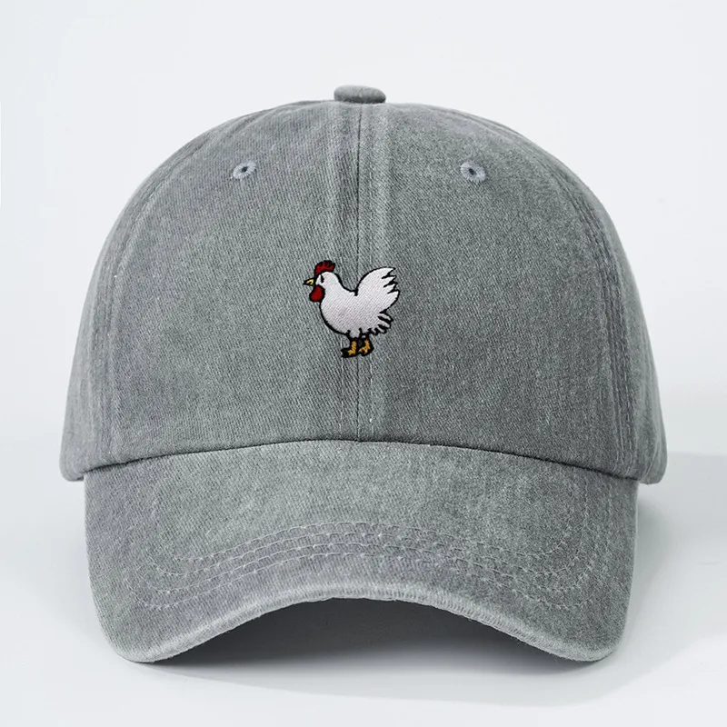 Unisex Cock Curved Eaves Embroidery Casual Simple Style Streetwear Baseball Cap display picture 5