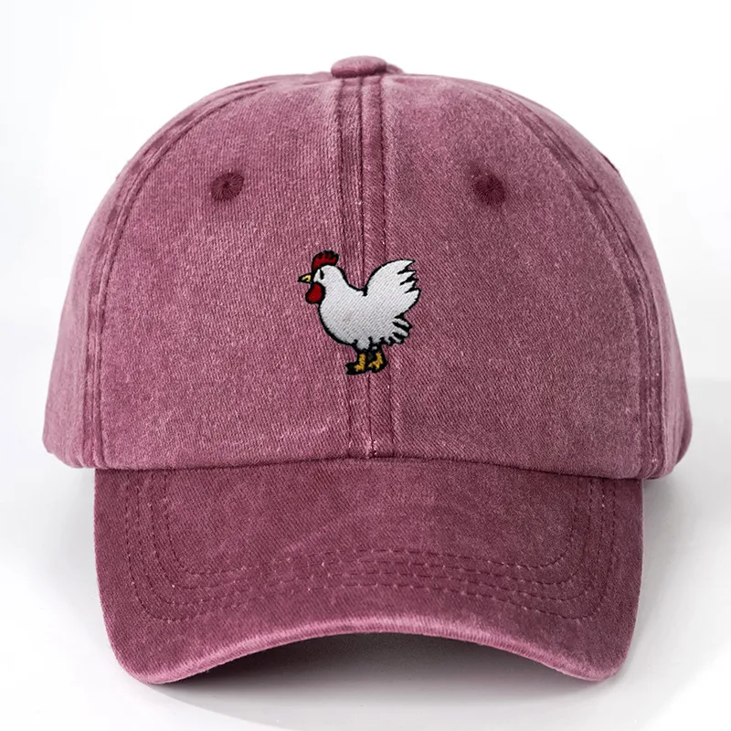 Unisex Cock Curved Eaves Embroidery Casual Simple Style Streetwear Baseball Cap display picture 4