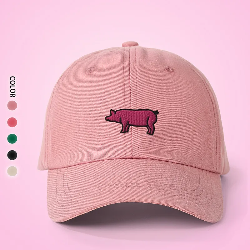Unisex Animal Curved Eaves Embroidery Casual Simple Style Streetwear Baseball Cap display picture 2