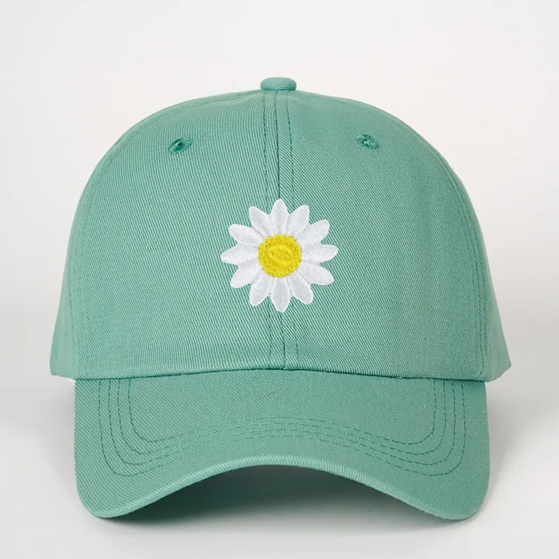 Women's Flower Curved Eaves Embroidery Casual Simple Style Streetwear Baseball Cap display picture 6