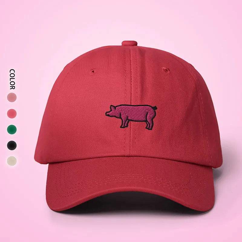 Unisex Animal Curved Eaves Embroidery Casual Simple Style Streetwear Baseball Cap display picture 5