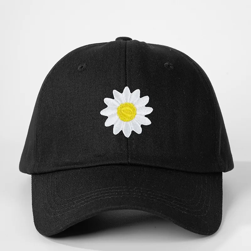 Women's Flower Curved Eaves Embroidery Casual Simple Style Streetwear Baseball Cap display picture 5