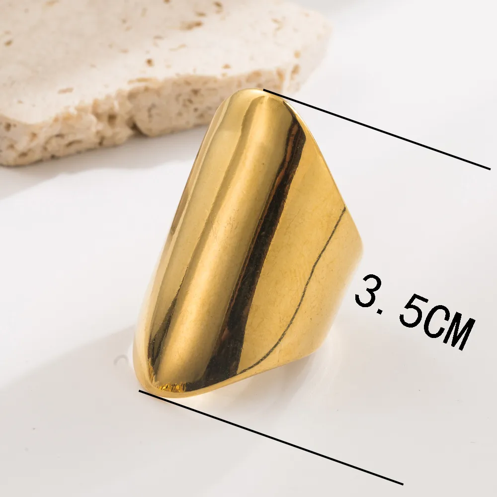 Geometric Round Heart Shape Vintage Style Lady Simple Style 304 Stainless Steel Open Rings display picture 2