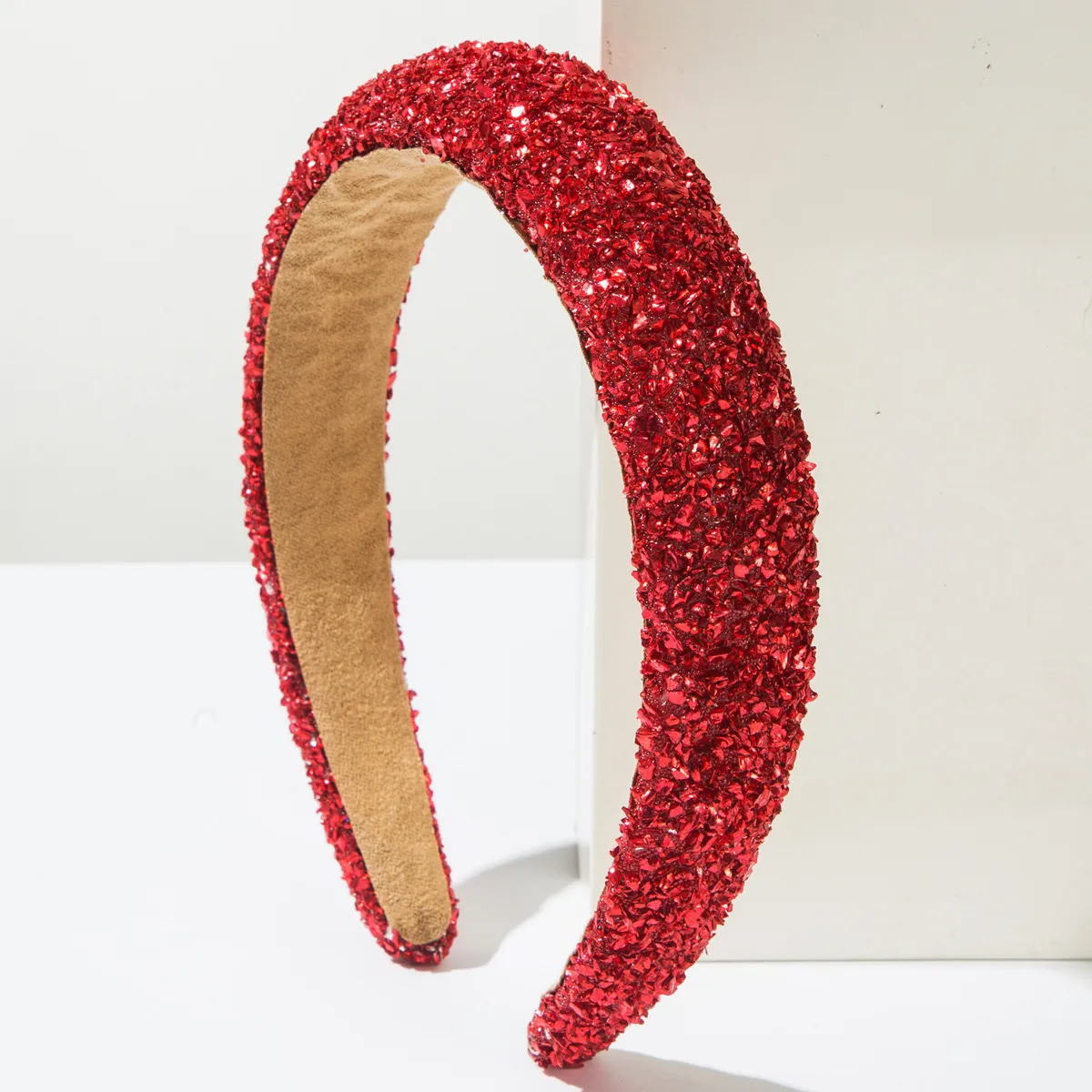 Women's Solid Color Modern Style Shiny Cloth Hair Band display picture 4