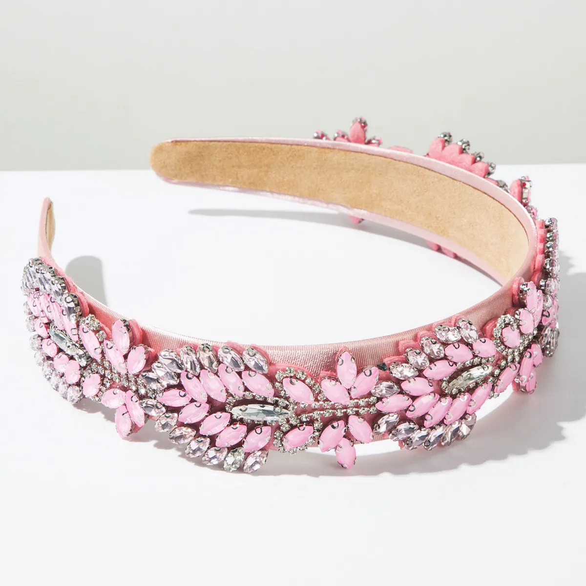 Women's Leaves Modern Style Simple Style Cloth Glass Hair Band display picture 9