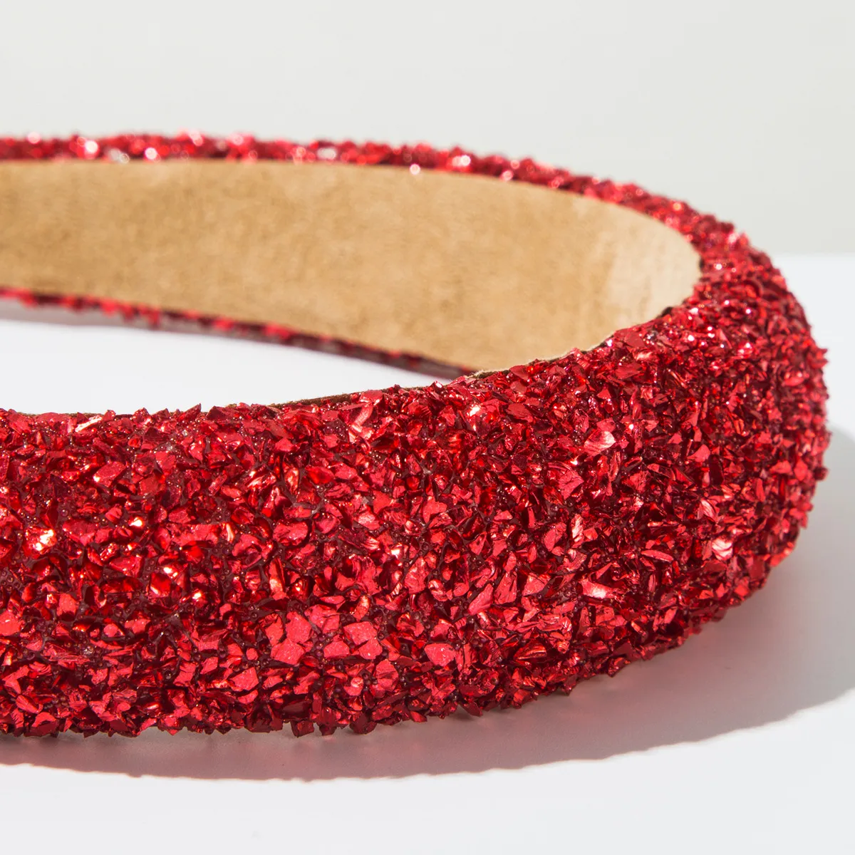 Women's Solid Color Modern Style Shiny Cloth Hair Band display picture 7
