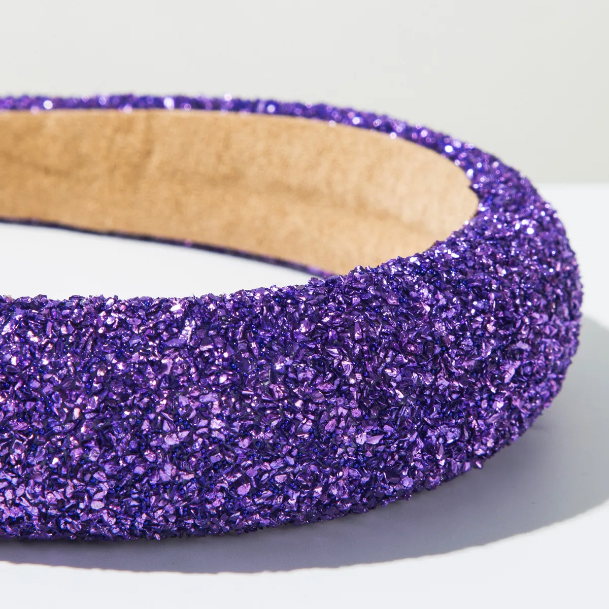 Women's Solid Color Modern Style Shiny Cloth Hair Band display picture 8
