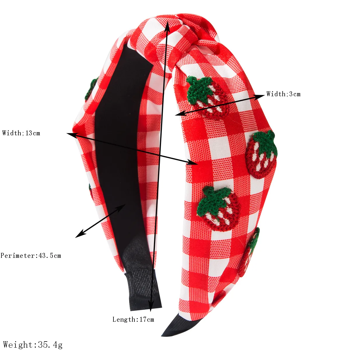 Women's Strawberry Cute Sweet Cloth Hair Band display picture 1