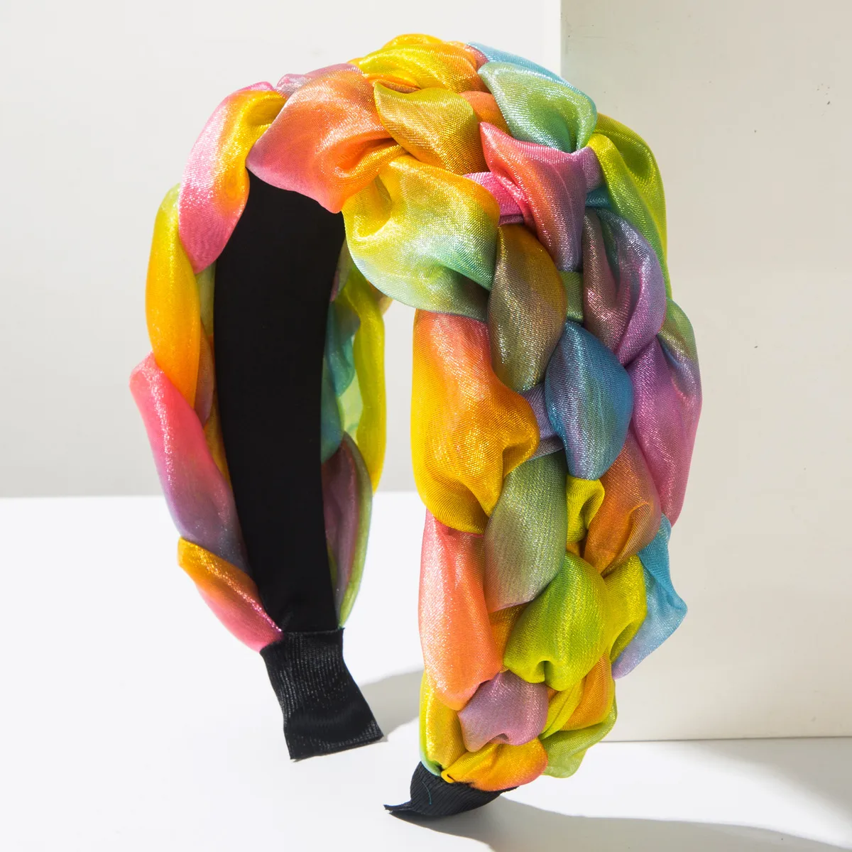 Women's Color Block Modern Style Artistic Cloth Hair Band display picture 2