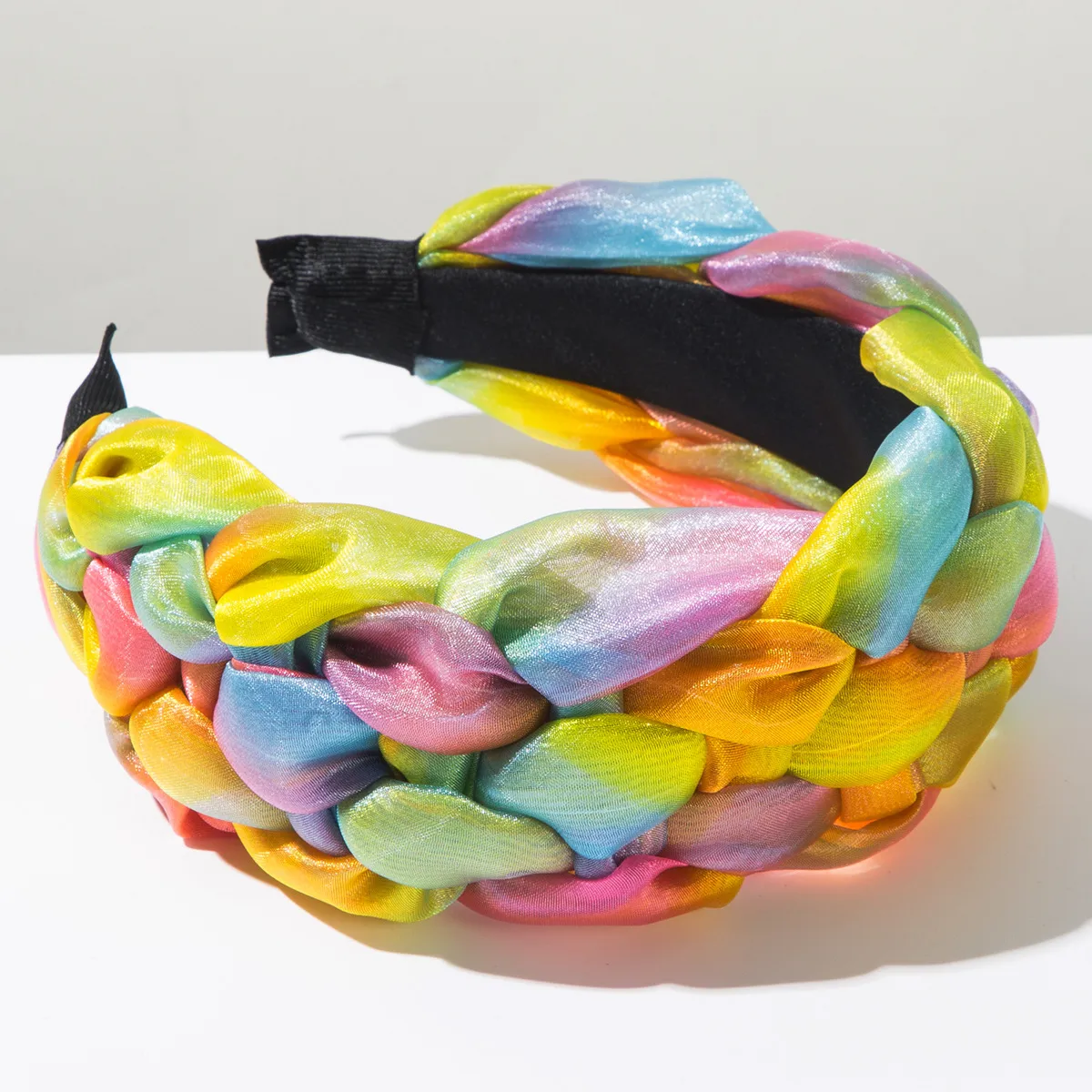 Women's Color Block Modern Style Artistic Cloth Hair Band display picture 6