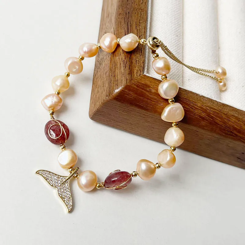 Cola De Pez Dulce Viajar Diariamente Aleación Pulsera Venta Al Por Mayor display picture 3