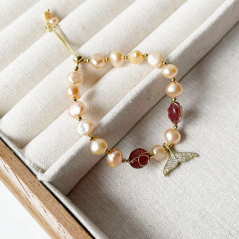 Cola De Pez Dulce Viajar Diariamente Aleación Pulsera Venta Al Por Mayor display picture 6