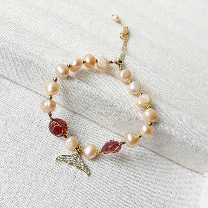 Cola De Pez Dulce Viajar Diariamente Aleación Pulsera Venta Al Por Mayor display picture 5