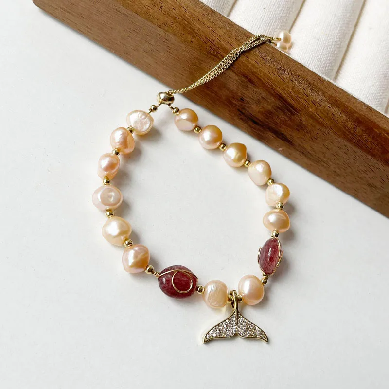 Cola De Pez Dulce Viajar Diariamente Aleación Pulsera Venta Al Por Mayor display picture 11