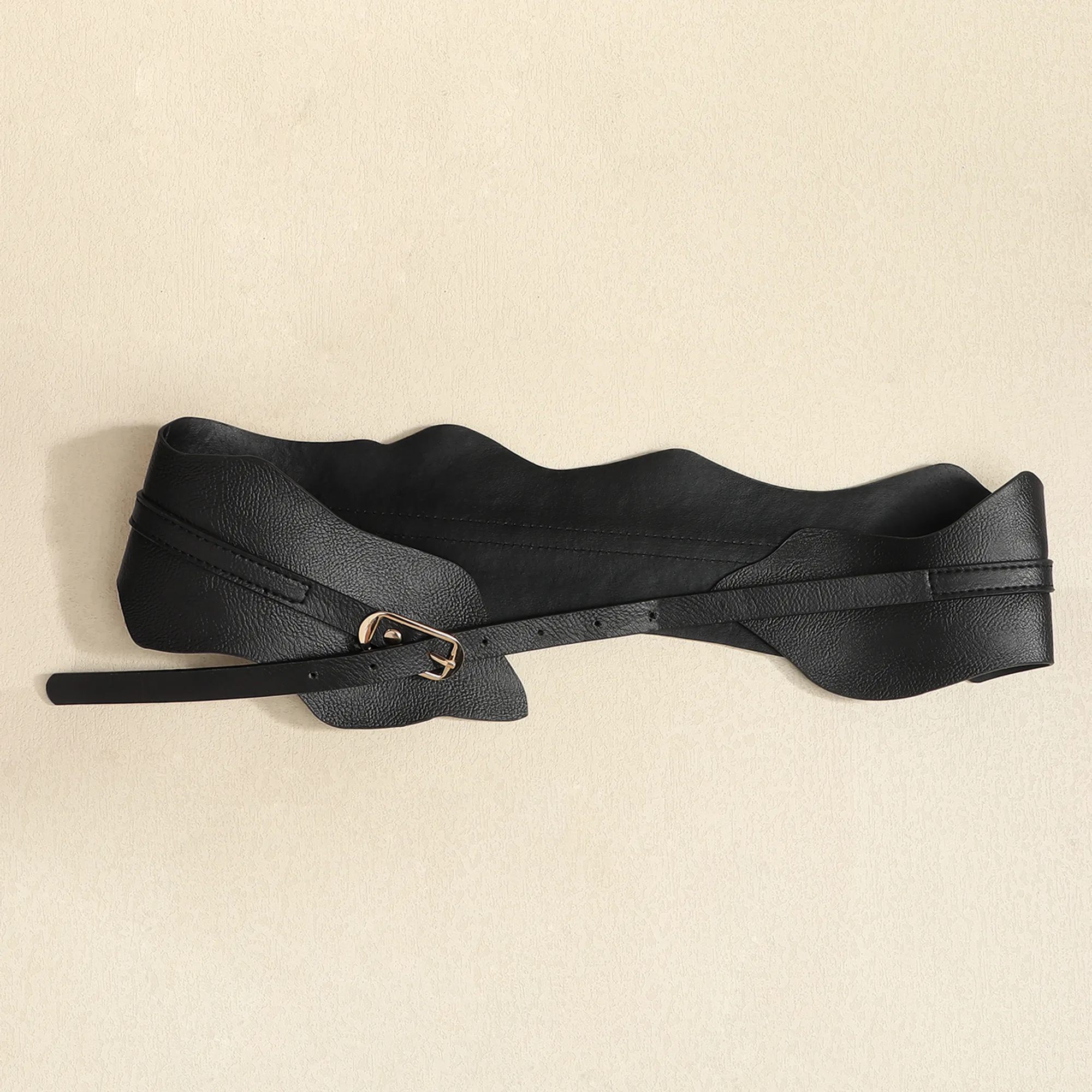Women's Vintage Style Lady Simple Style Pu Pu Belt Buckle Leather Belts display picture 4