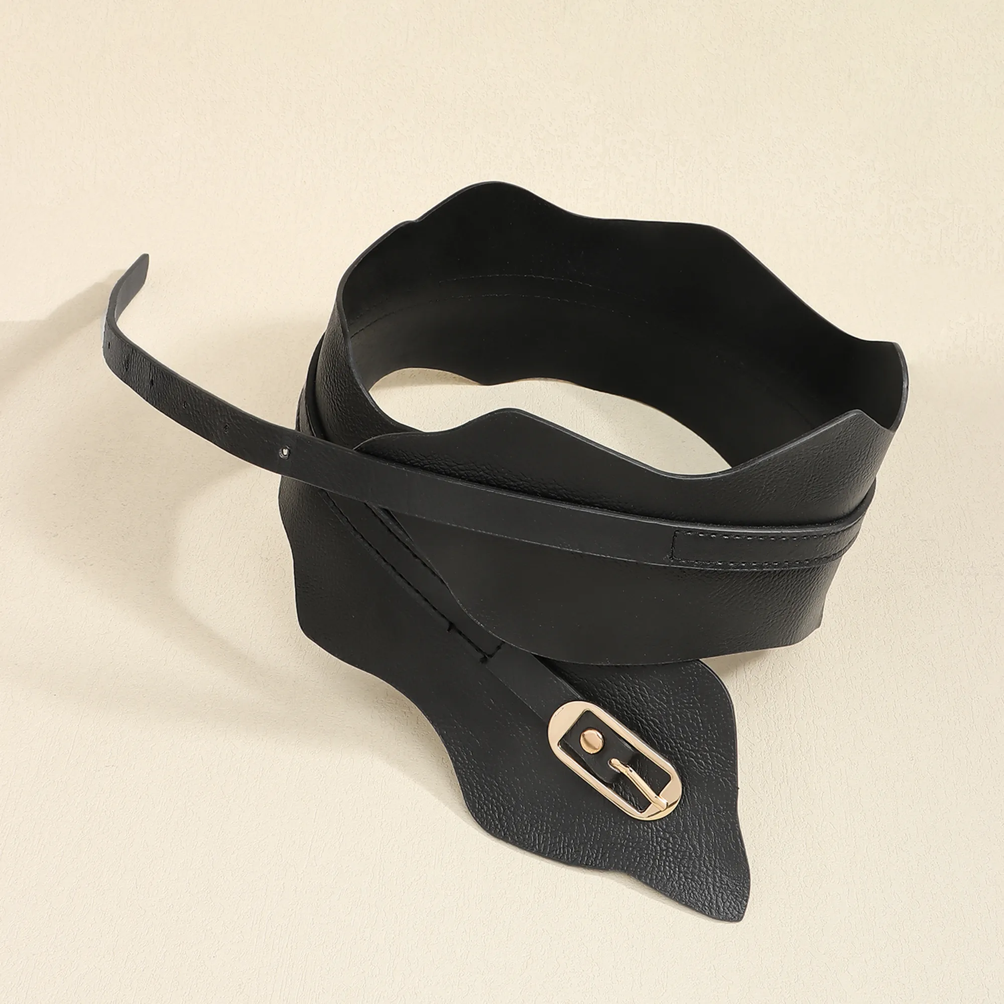 Mujeres Estilo Vintage Señora Estilo Simple Pu Pu Hebilla Del Cinturón Cinturones De Cuero display picture 5