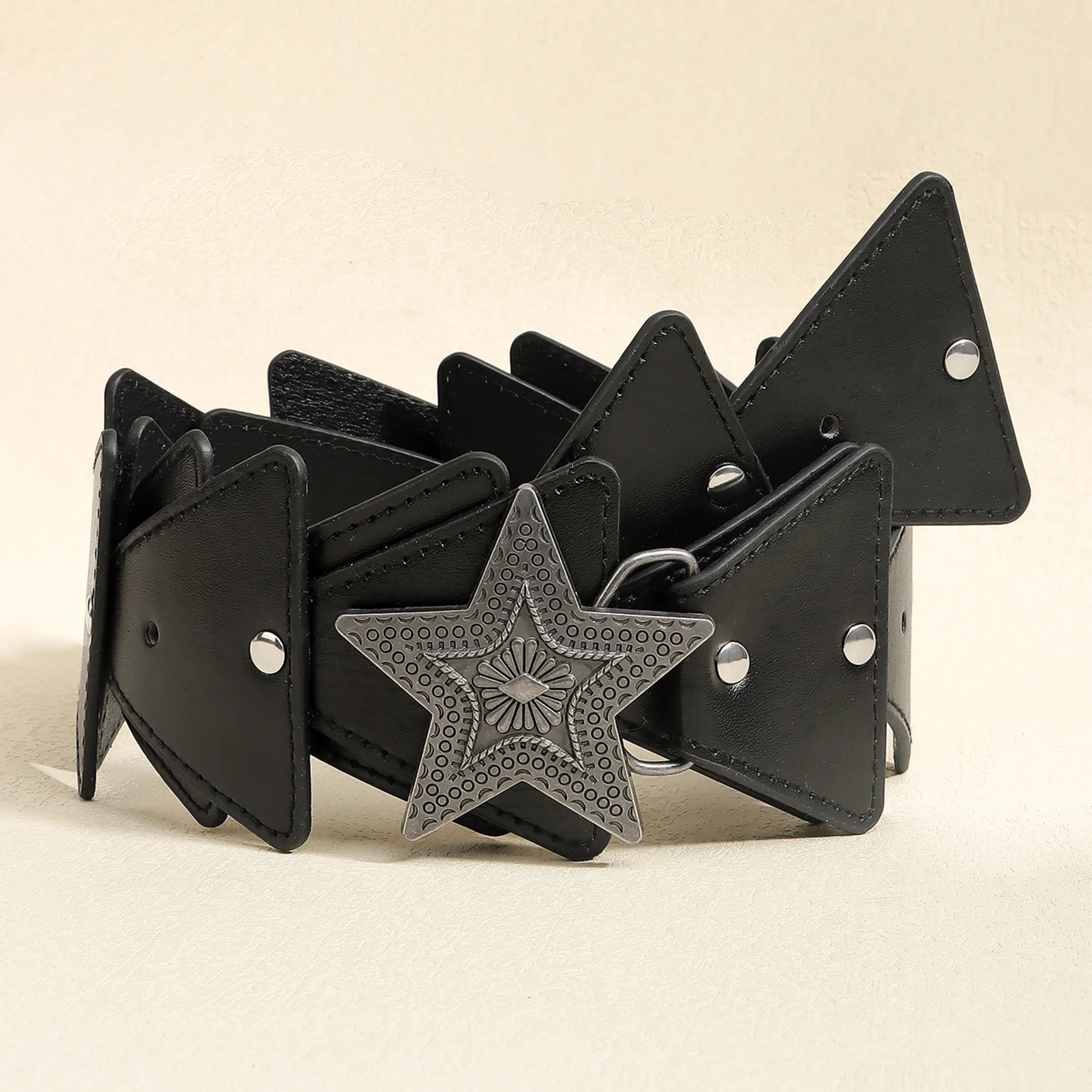 Mujeres Estilo Vintage Bohemio Ropa De Calle PU PU Hebilla Del Cinturón Cinturones De Cuero display picture 5