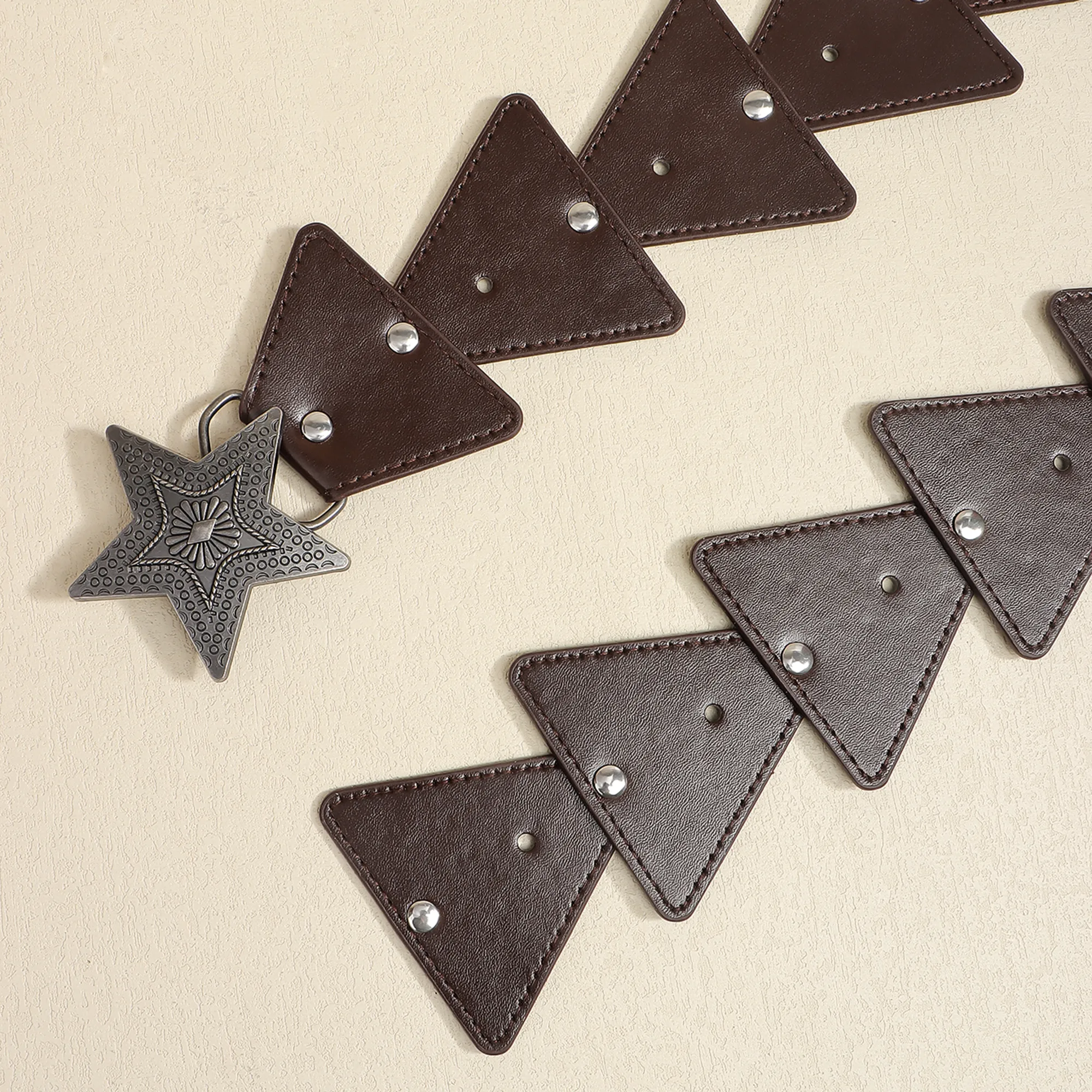 Mujeres Estilo Vintage Bohemio Ropa De Calle PU PU Hebilla Del Cinturón Cinturones De Cuero display picture 15