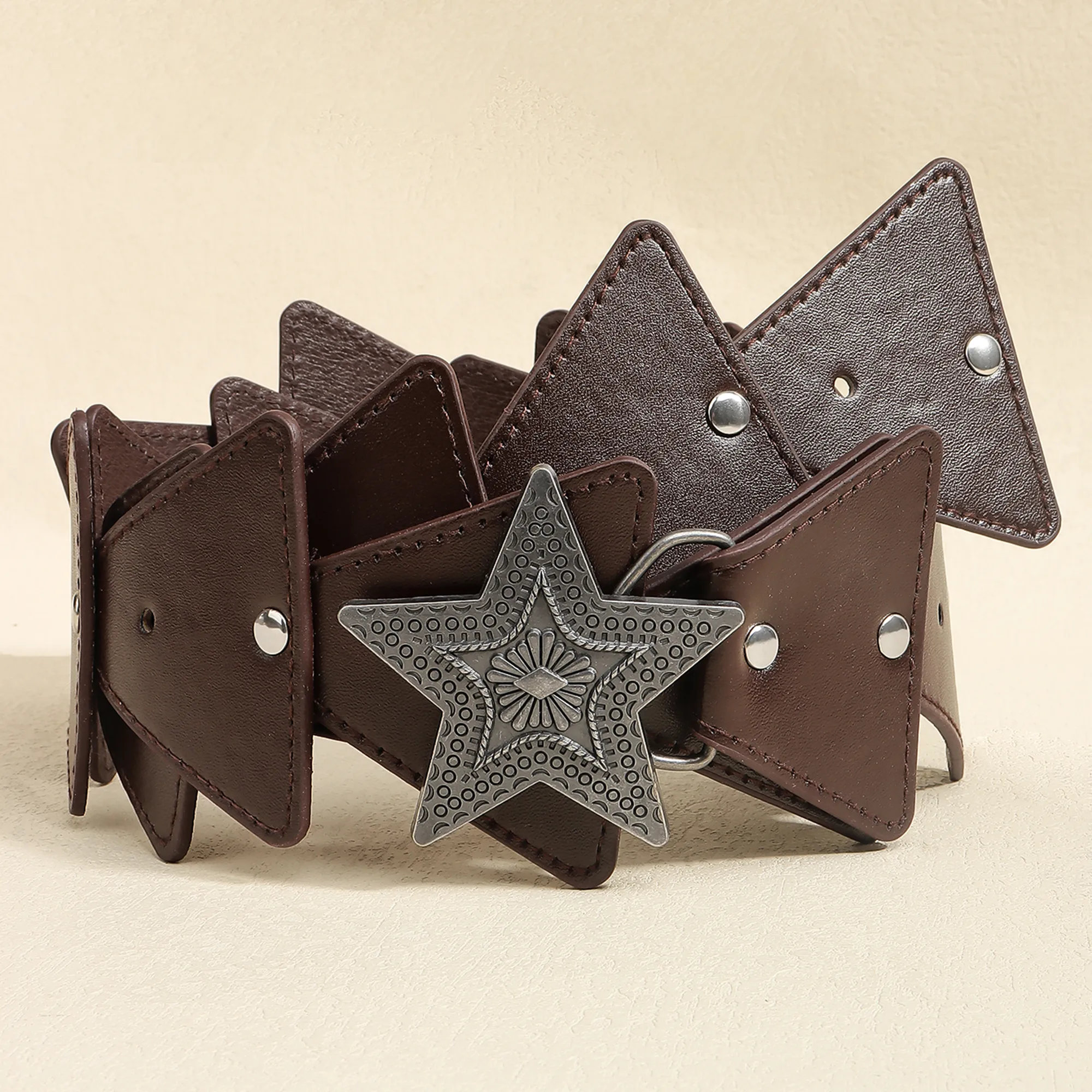 Women's Vintage Style Bohemian Streetwear PU PU Belt Buckle Leather Belts display picture 11