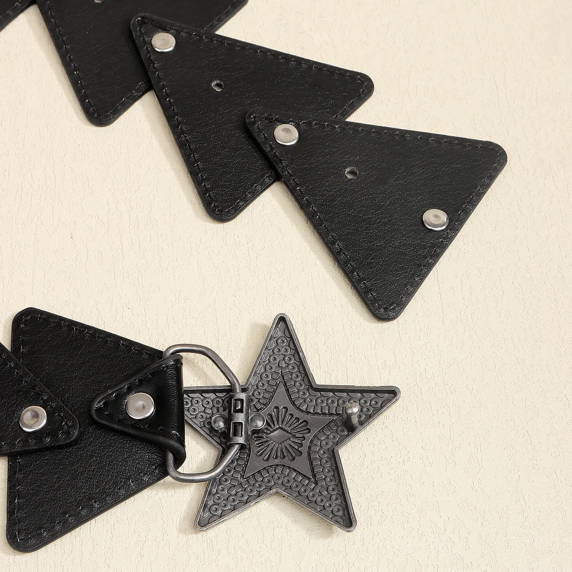 Mujeres Estilo Vintage Bohemio Ropa De Calle PU PU Hebilla Del Cinturón Cinturones De Cuero display picture 9