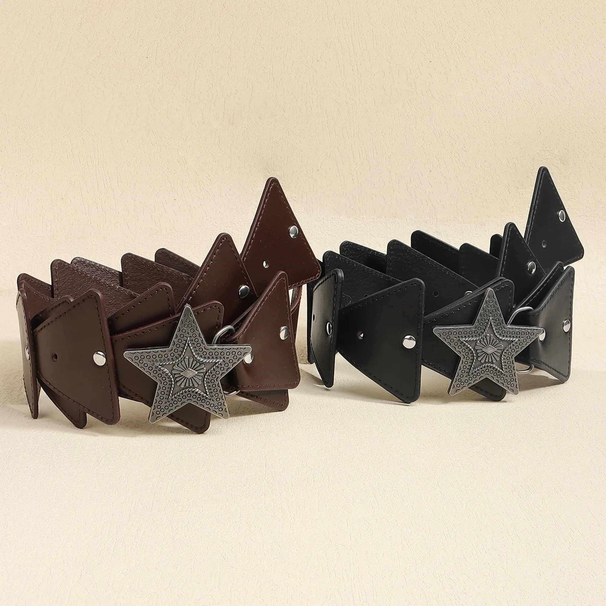 Femmes Style Vintage Bohémien Vêtement De Rue PU PU Boucle De Ceinture Ceintures En Cuir display picture 2