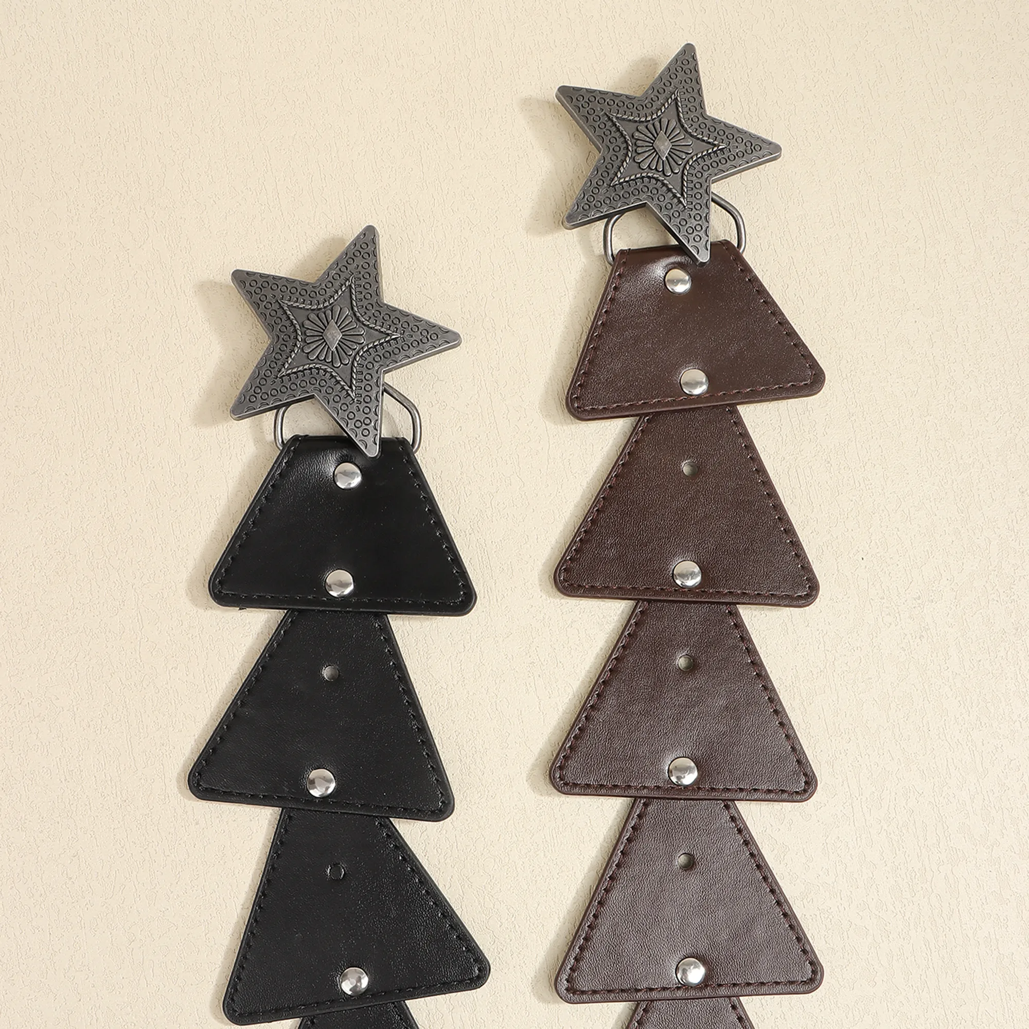 Mujeres Estilo Vintage Bohemio Ropa De Calle PU PU Hebilla Del Cinturón Cinturones De Cuero display picture 4