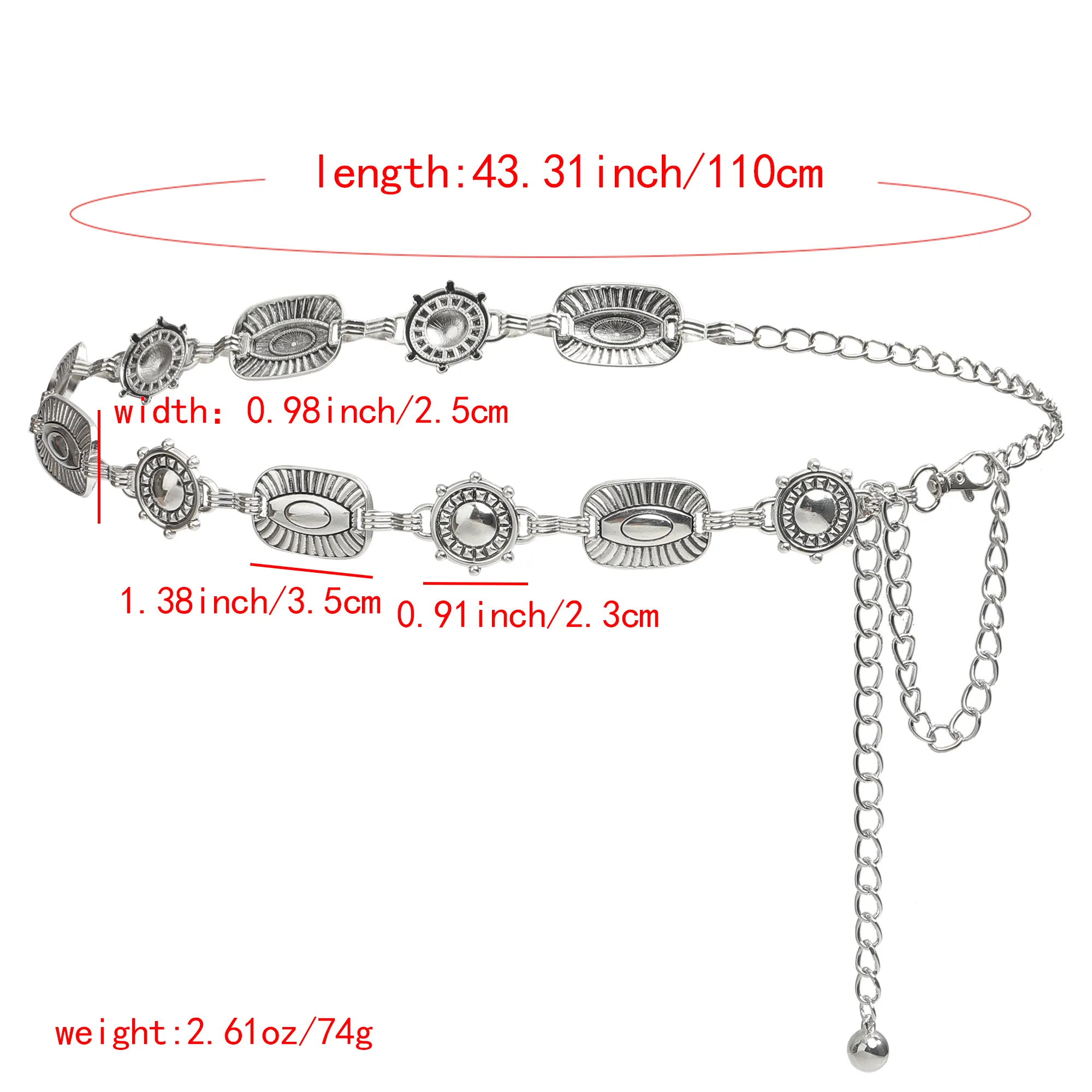 Women's Retro Wedding Romantic Alloy Alloy Chain Belts display picture 1