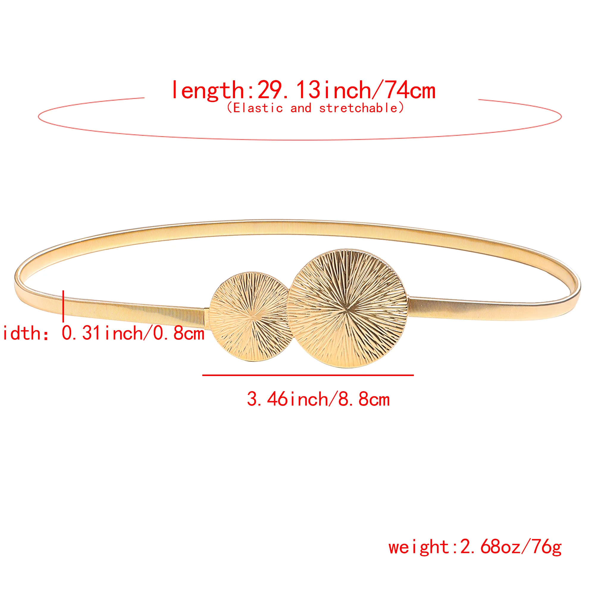 Women's Retro Formal Simple Style Alloy Alloy Chain Belts display picture 1