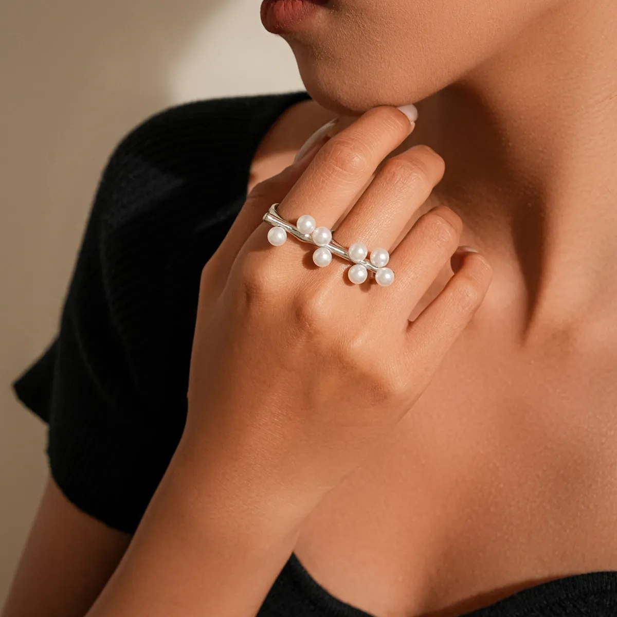 Classical Vintage Style Lady Alloy Hollow Out Women's Rings display picture 9