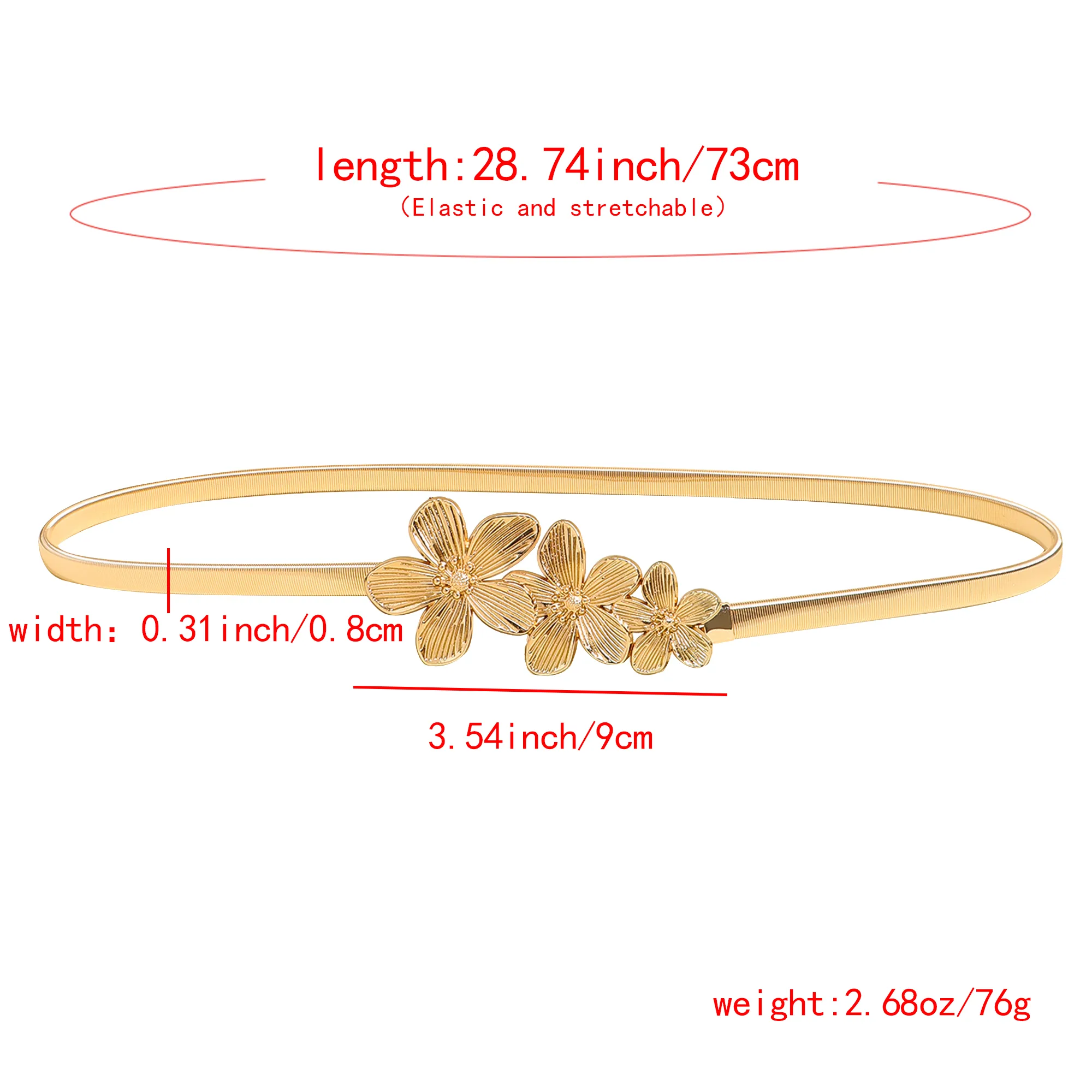 Femmes Élégant Rétro Style Vintage Alliage Alliage Boucle Chaîne Ceintures display picture 1