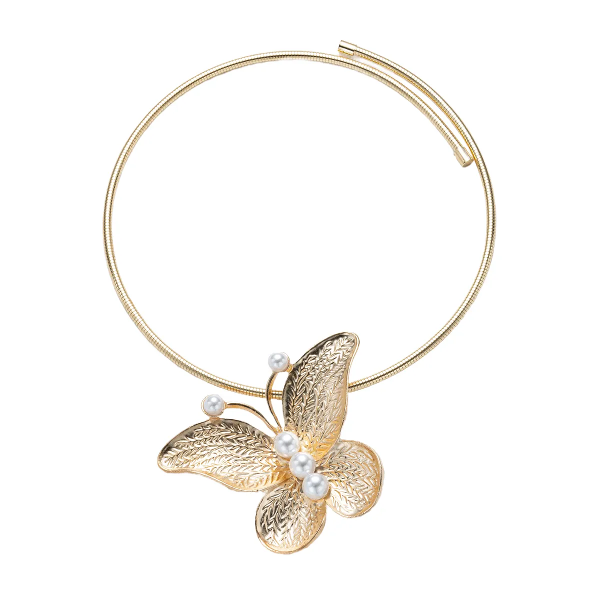 Butterfly Glam Vintage Style Lady Alloy Choker Wholesale display picture 6