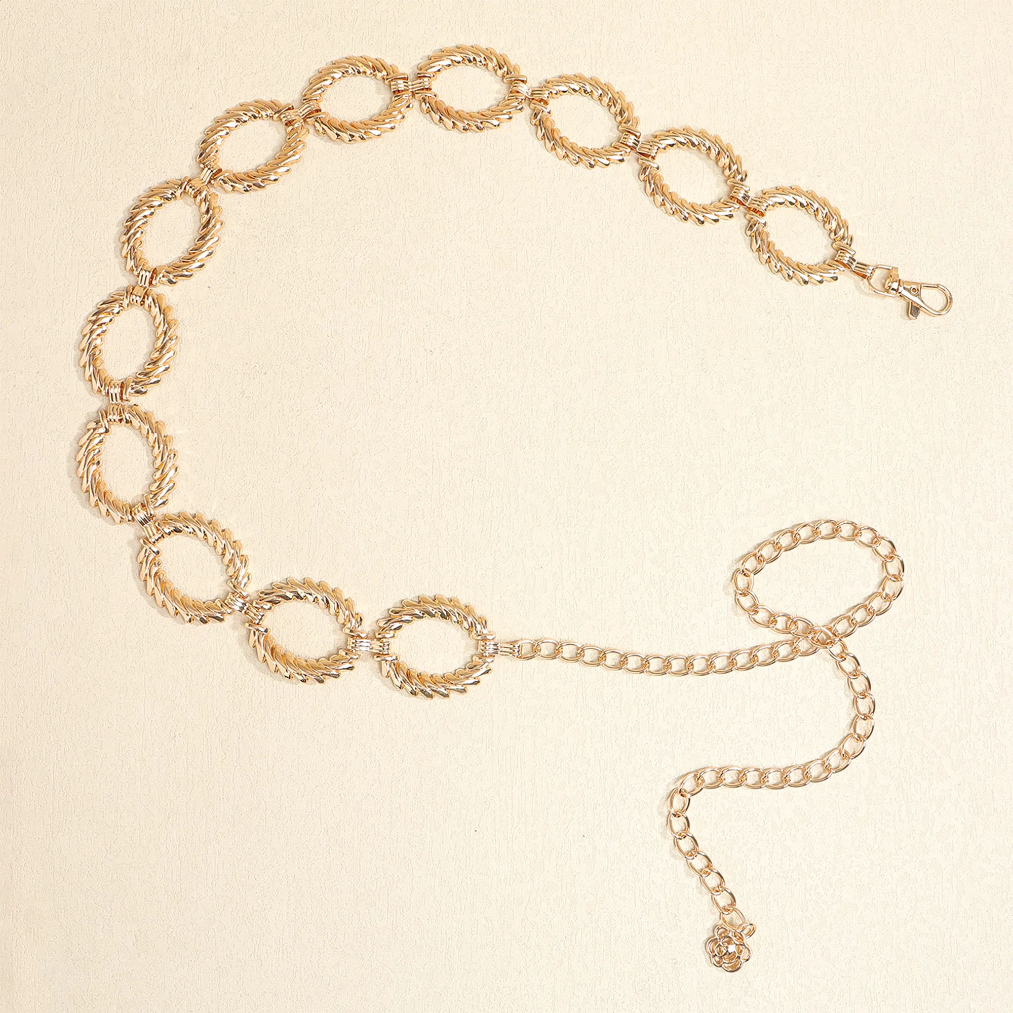 Mujeres Elegante Básico Estilo Vintage Aleación Aleación Cadena Cinturones De Cadena display picture 5