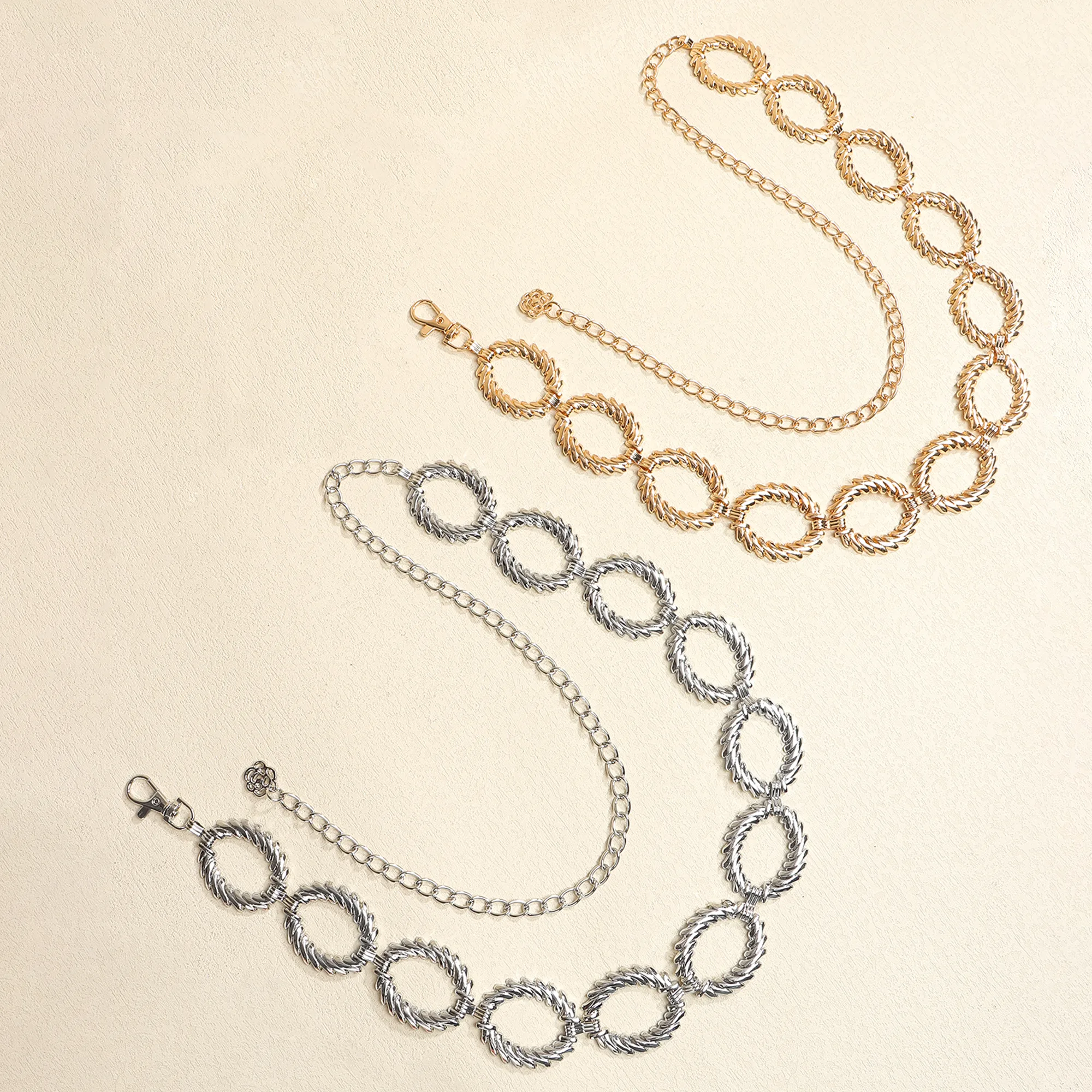 Femmes Élégant De Base Style Vintage Alliage Alliage Chaîne Chaîne Ceintures display picture 2