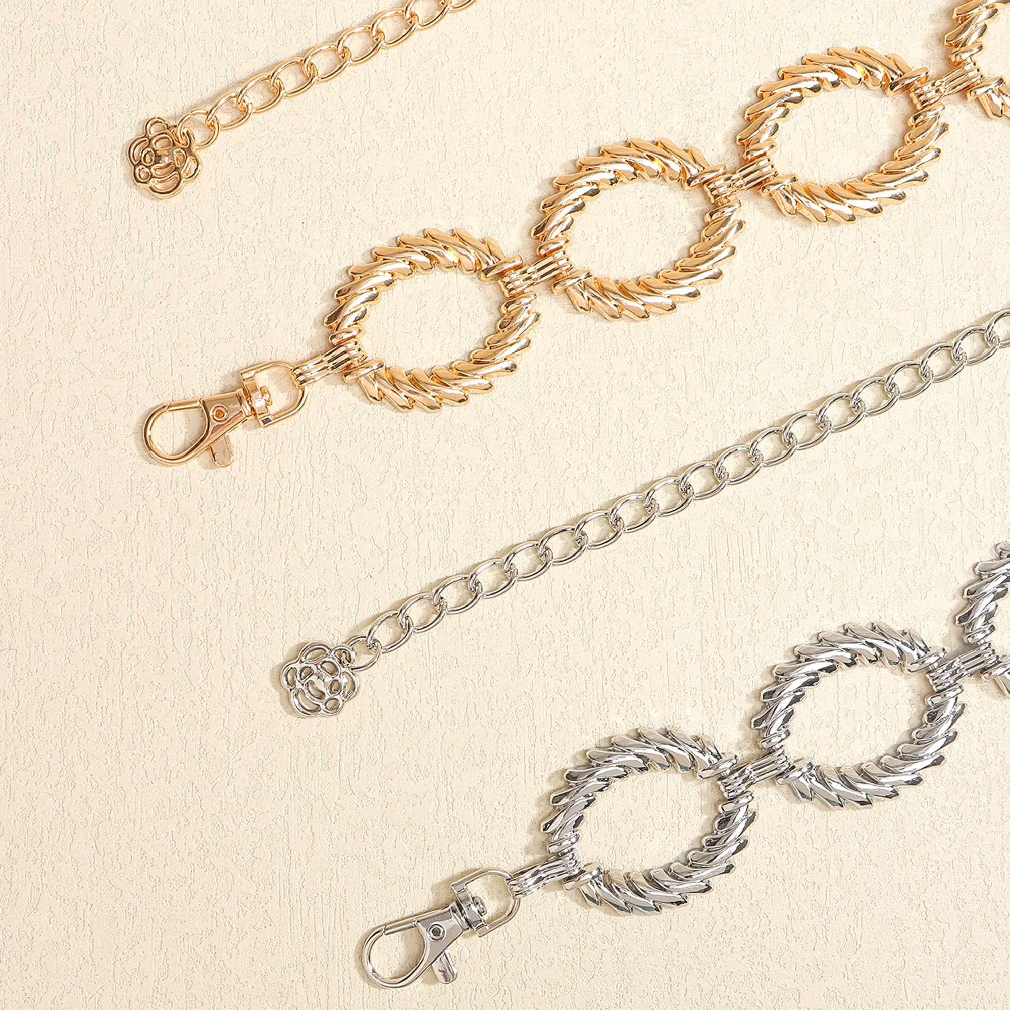 Femmes Élégant De Base Style Vintage Alliage Alliage Chaîne Chaîne Ceintures display picture 3