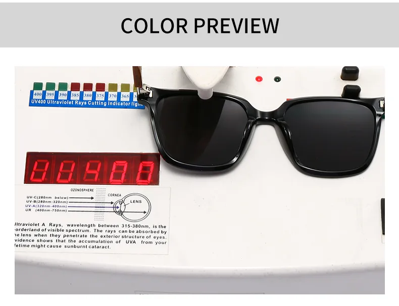 Square Personality Punk Street Geometric Ac Gradient Tinted Lenses Full Frame Women's Sunglasses display picture 1