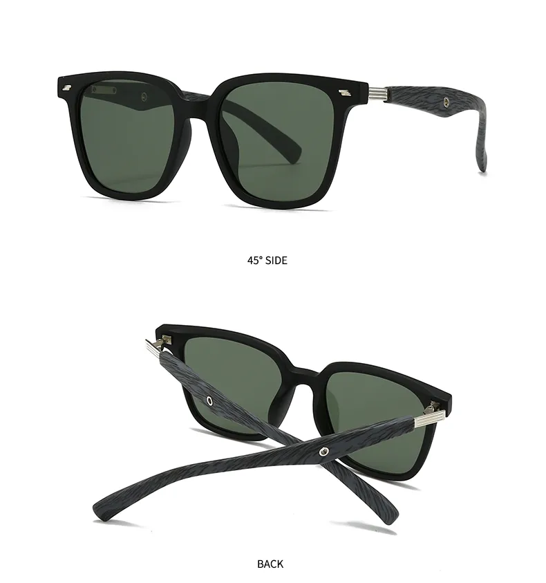 Carré Personnalité Punk Rue Géométrique Ca Verres Teintés Dégradés Plein Cadre Femmes De Lunettes De Soleil display picture 12