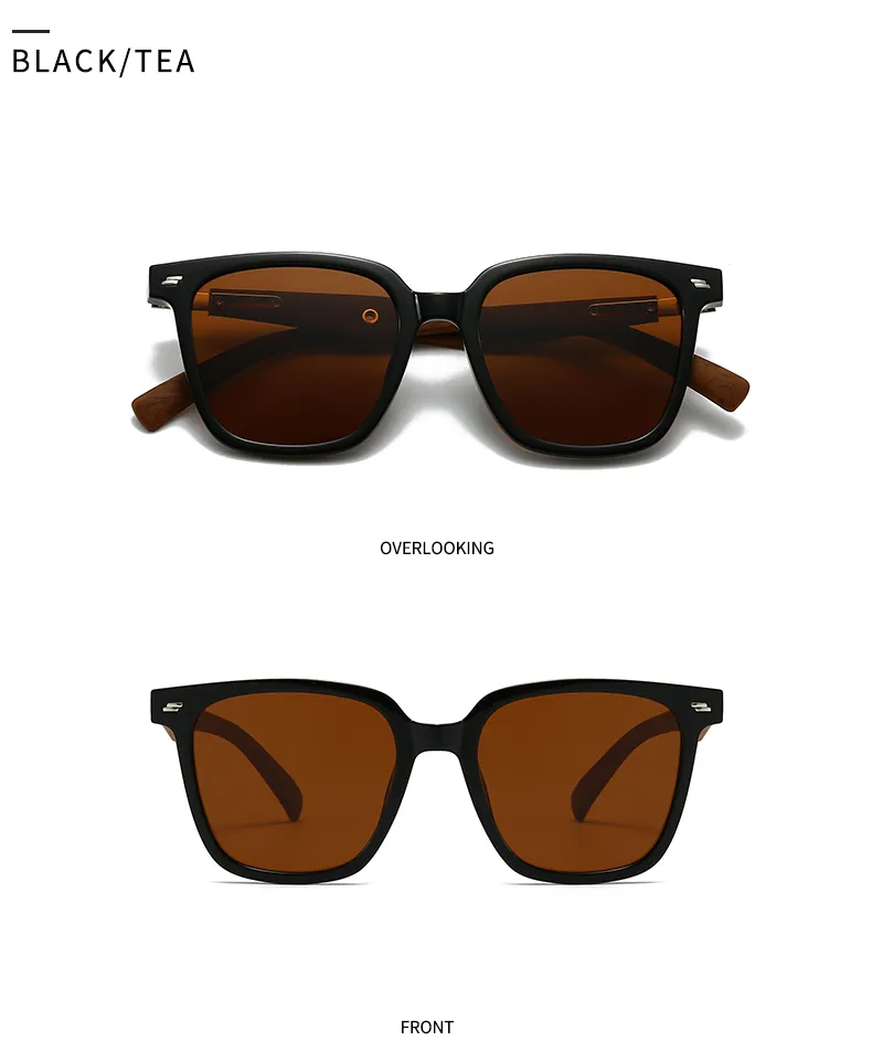 Cuadrado Personalidad Punk Calle Geométrico C.A. Lentes Tintados Con Degradado Fotograma Completo Gafas De Sol Mujer display picture 17