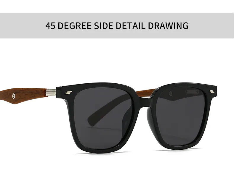 Carré Personnalité Punk Rue Géométrique Ca Verres Teintés Dégradés Plein Cadre Femmes De Lunettes De Soleil display picture 19