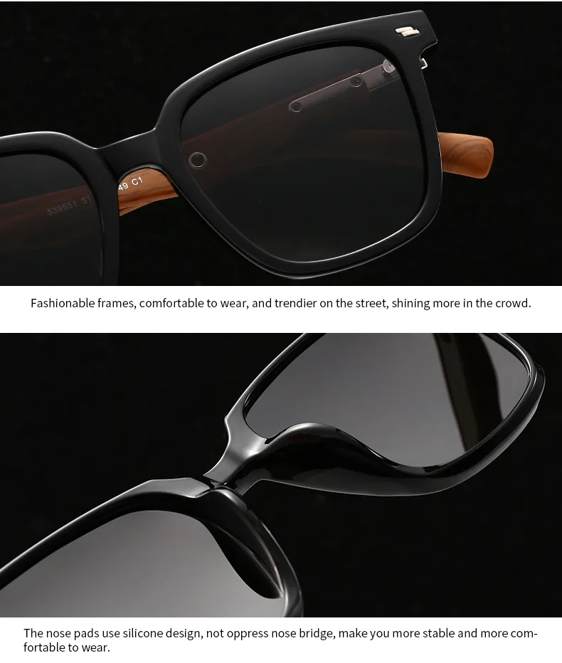 Carré Personnalité Punk Rue Géométrique Ca Verres Teintés Dégradés Plein Cadre Femmes De Lunettes De Soleil display picture 21