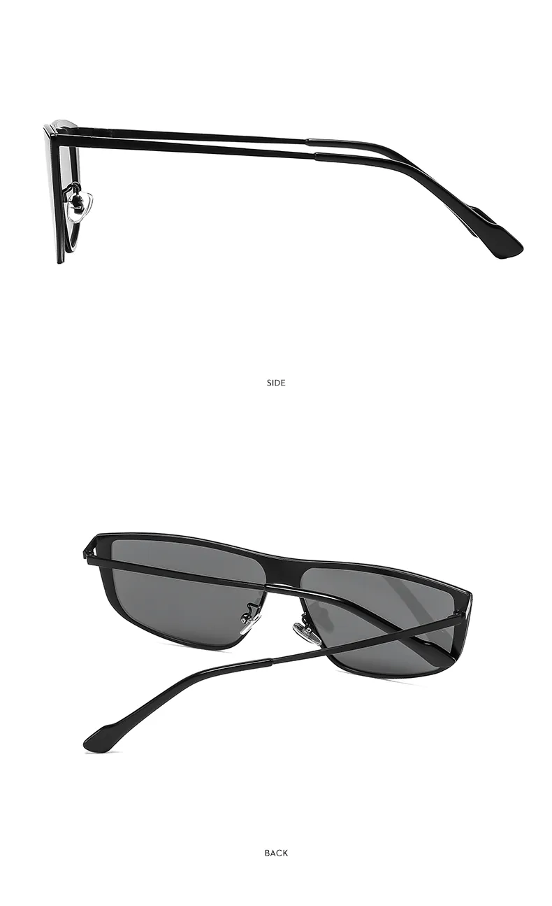Square Personality Street Geometric Ac Full Frame Women's Sunglasses display picture 4
