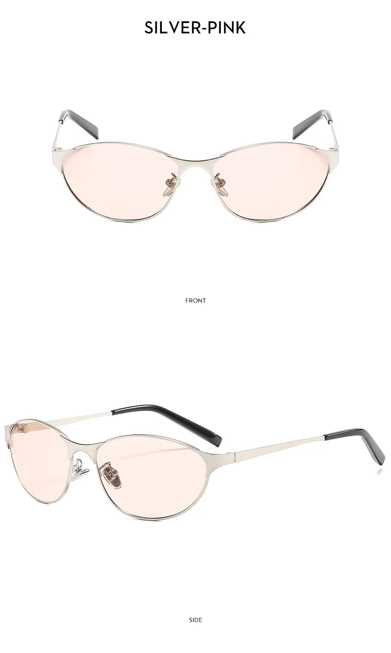 Square Casual Street Geometric Ac Gradient Tinted Lenses Full Frame Women's Sunglasses display picture 3