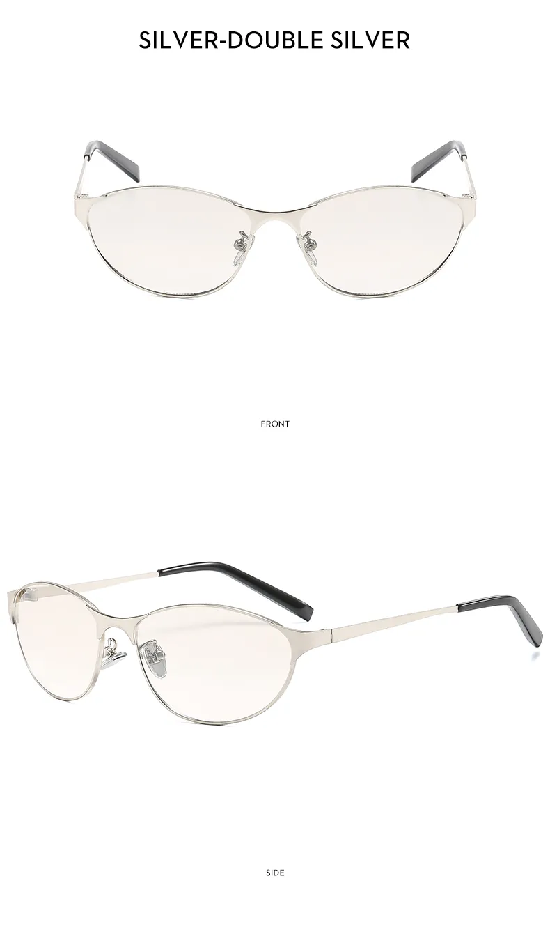 Square Casual Street Geometric Ac Gradient Tinted Lenses Full Frame Women's Sunglasses display picture 9
